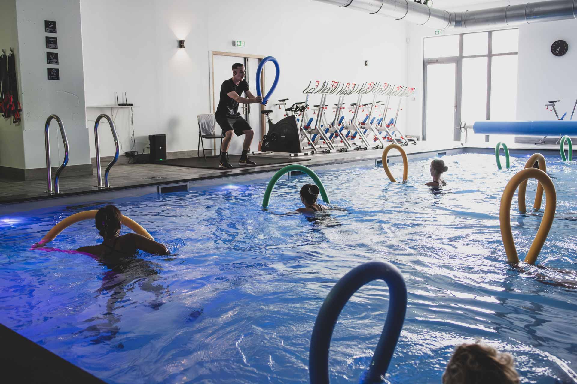 La piscine de la salle de sport Eudaimonia